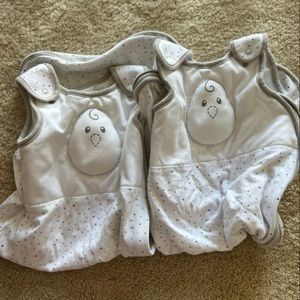 set of 2 nested bean sleep sacks